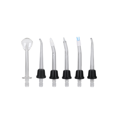 Een set mondstukken voor een monddouche