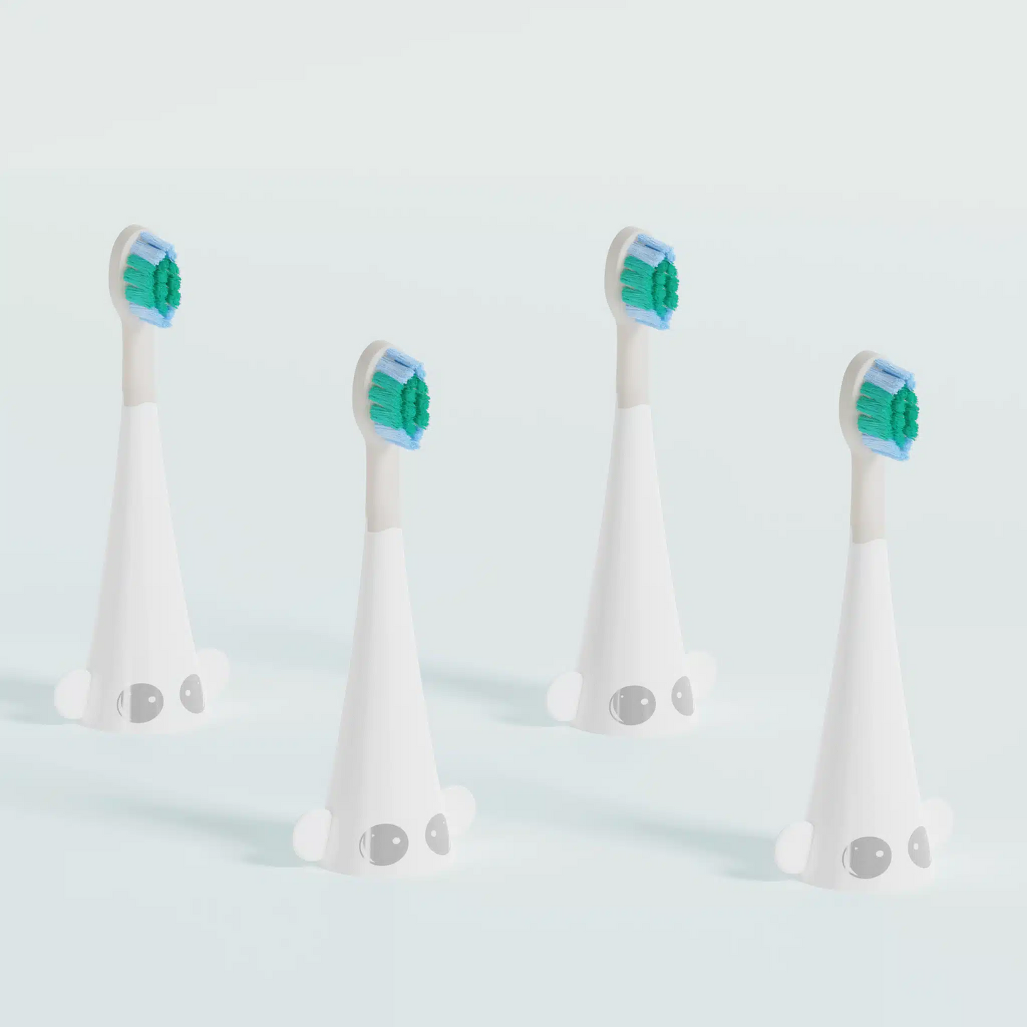 Elektrische tandenborstelkoppen voor kinderen - 4 stuks
