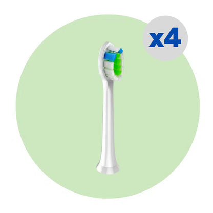 Vervangingsborstelkoppen voor elektrische tandenborstel - 4-pack